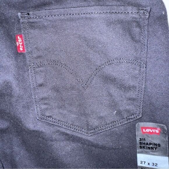 Levi’s Black Slim Fit Shaping skinny Full Length Jeans size 27x32- brand new! - Picture 5 of 14